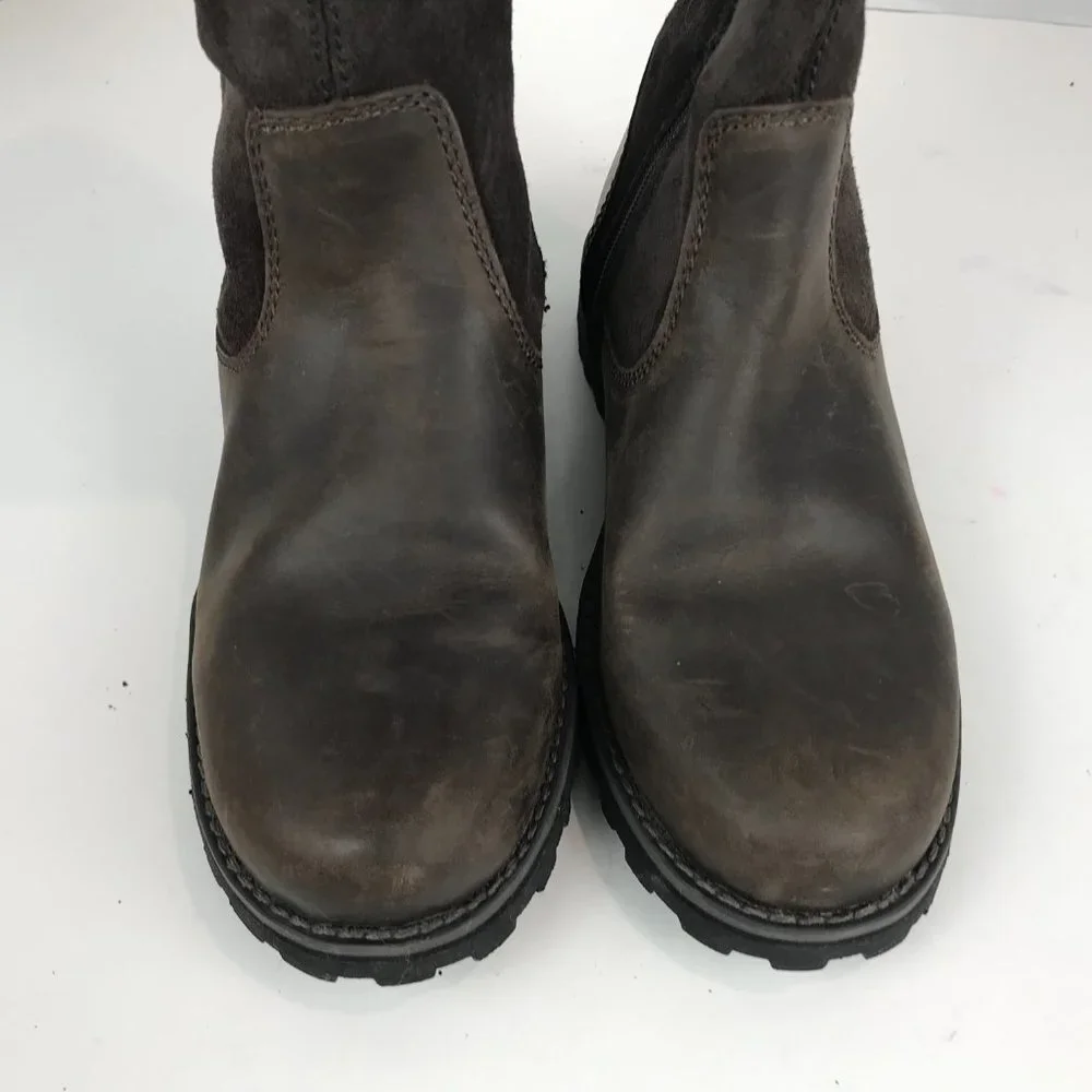 Timberland brown leather boots Youth US 1.5 EU 33